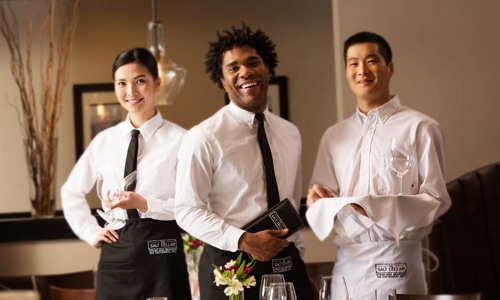 Image of Servers in Uniform