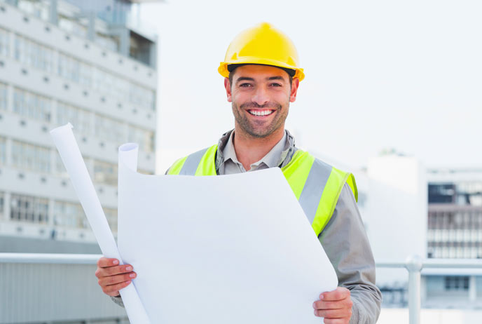 Image of man with Hi-Vis Jacket on