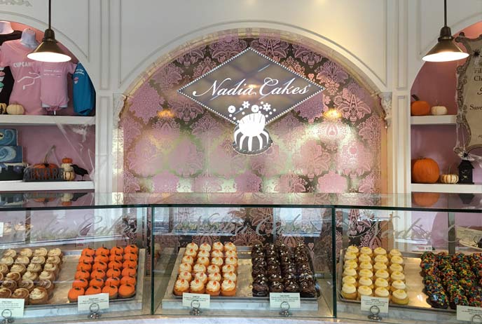 photo of cupcake display