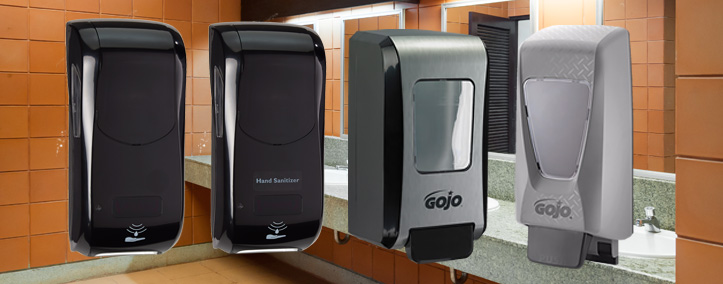 Image of soap dispensers