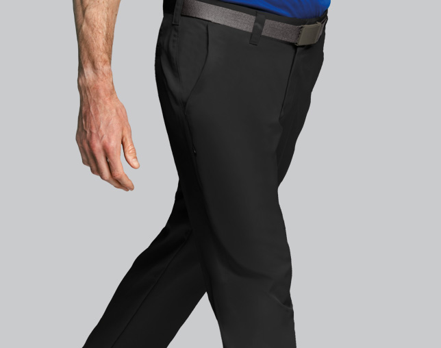 image of black pants flex fit