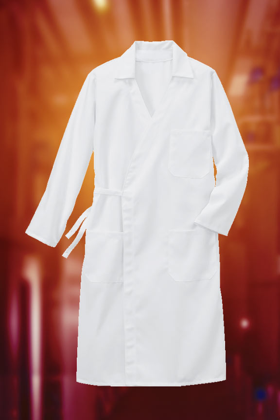 Wrap Around Lab Coat Food Processing